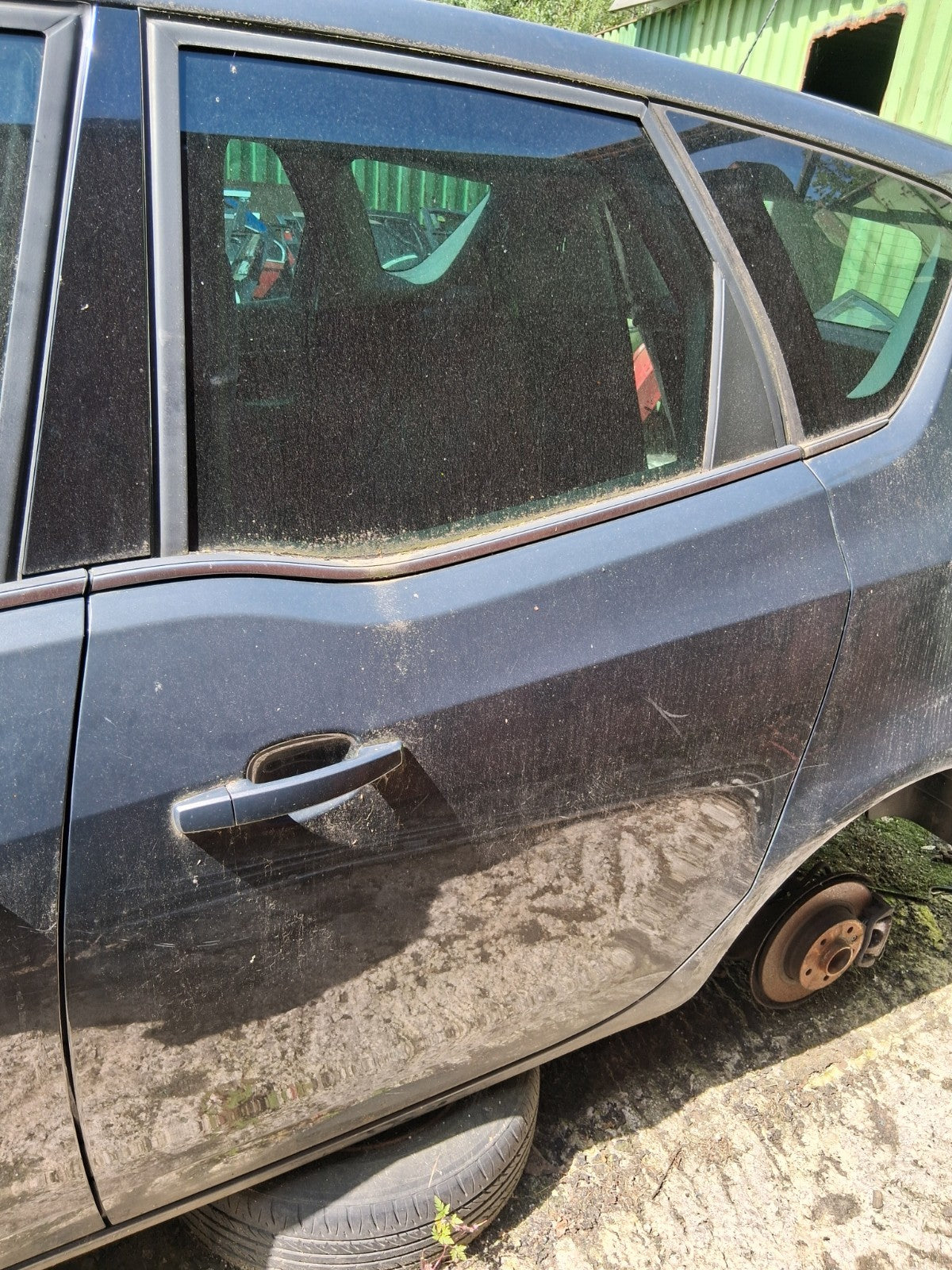 2016 VAUXHALL MERIVA B MK2 NSR PASSENGER SIDE REAR LEFT BARE DOOR GREY