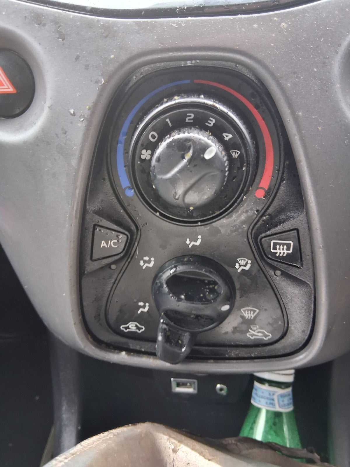 2019 PEUGEOT 108 3 DOOR MK2 AC HEATER CLIMATE CONTROL SWITCH PANEL