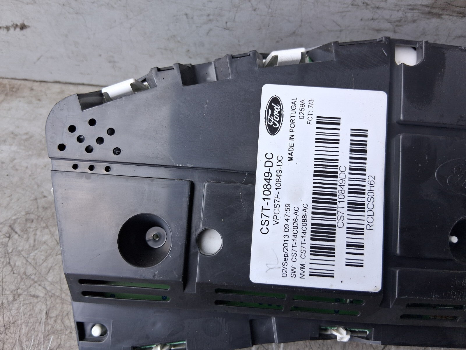 2013 FORD S MAX MK1 MANUAL SPEEDOMETER INSTRUMENT CLUSTER CS7T10849DC