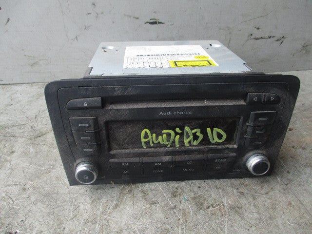 2009 AUDI A3 8P RADIO STEREO CD PLAYER HEAD UNIT 8P0035152E
