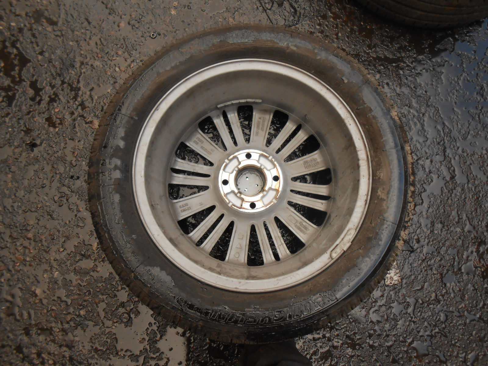 PEUGEOT 208 2016 MULTI SPOKE 4 STUD ALUMINIUM ALLOY WHEEL & TYRE 195/55 R16 001