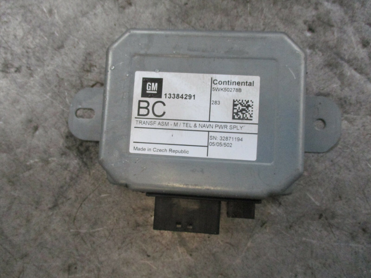 VAUXHALL CORSA D TELEPHONE NAVIGATION SUPPLY MODULE 13384291