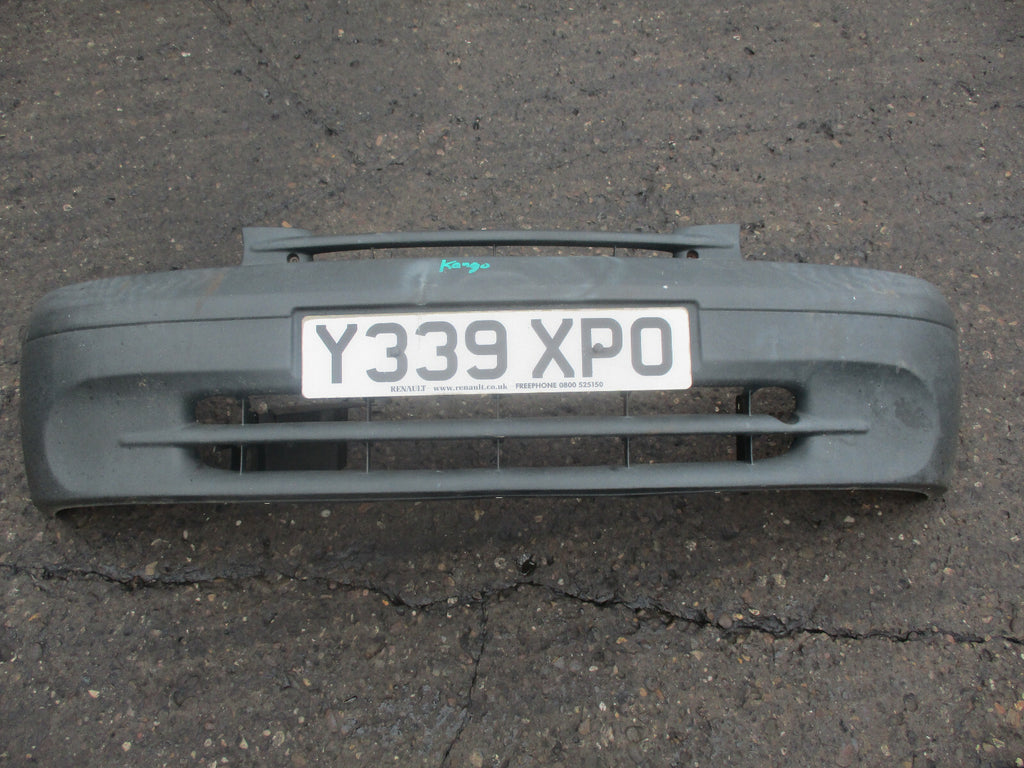 RENAULT KANGOO MK1 FRONT BUMPER PLASTIC BLACK COMPLETE