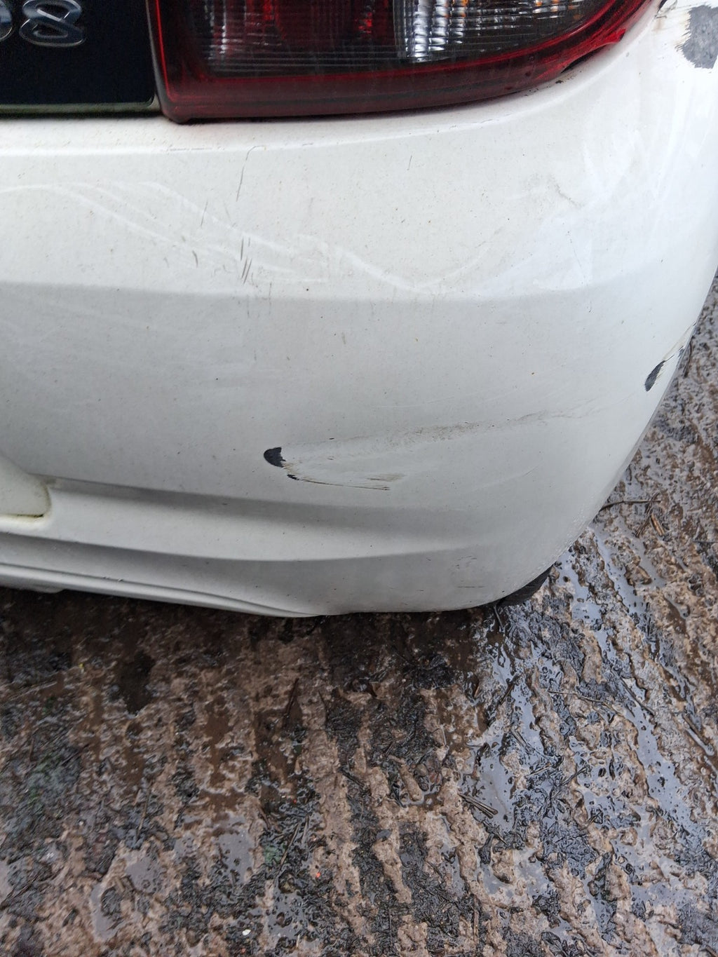 2019 PEUGEOT 108 3 DOOR MK2 COMPLETE REAR BUMPER SOLID WHITE KWD