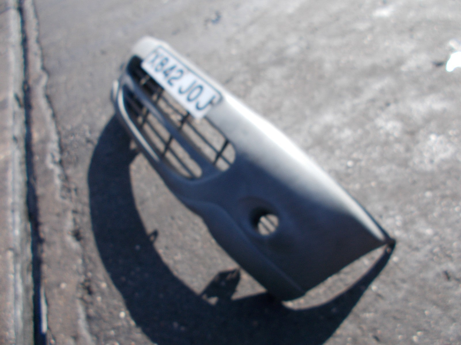 NISSAN VANETTE LDV CUB 1994-2002 COMPLETE FRONT BUMPER BLACK PLASTIC