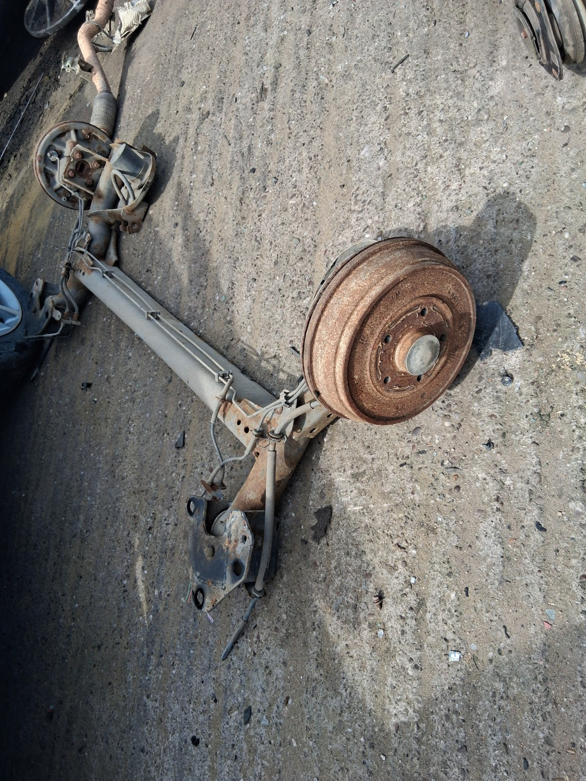 2020 RENAULT KANGOO MK2 1.5 DIESEL COMPLETE REAR AXLE DISC TYPE