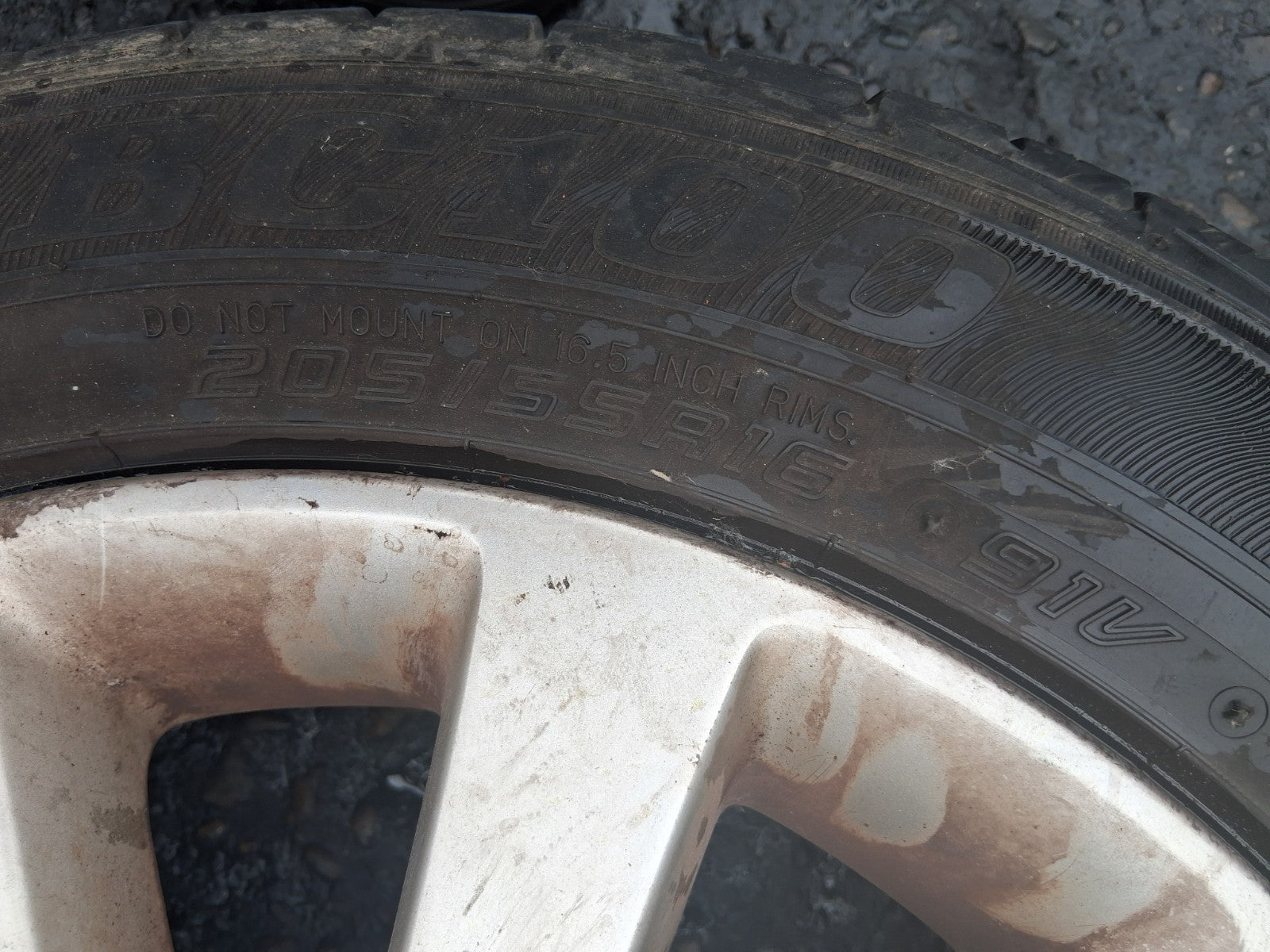 2005 HONDA CIVIC MK7 16 INCH ALLOY WHEEL WITH TYRE 205/55R16