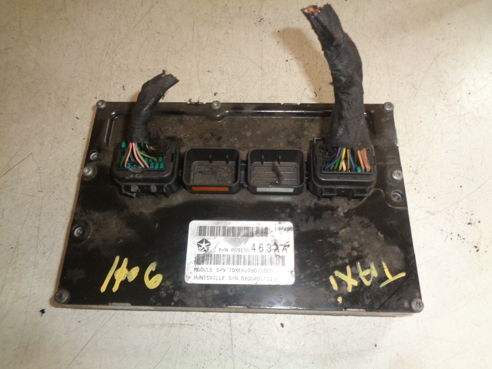 2011 LONDON CAB TAXI LTI TX4 2.5 DIESEL ECU ENGINE CONTROL MODULE P05150463AA