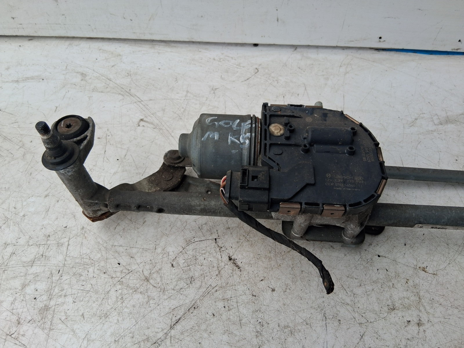 2007 VW VOLKSWAGEN GOLF MK5 FRONT WIPER MOTOR LINKAGES 1K2955023G