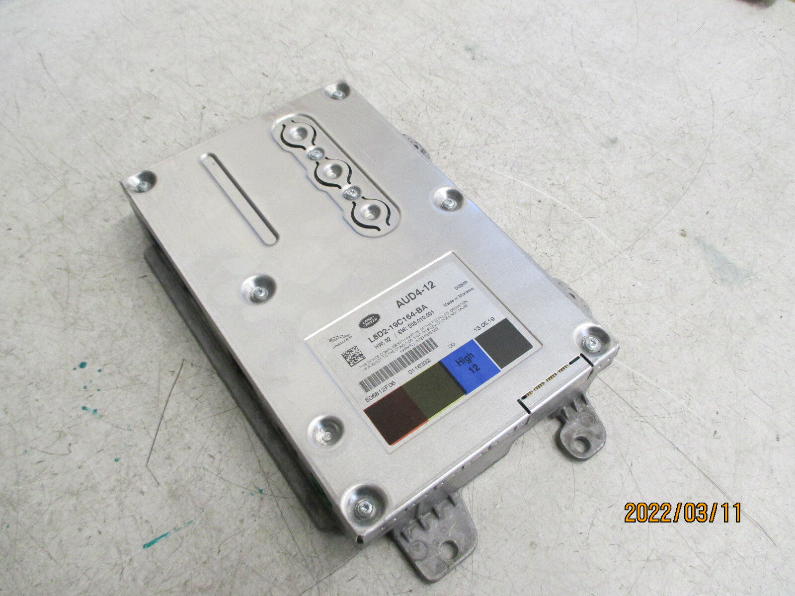 2019 JAGUAR XE RANGE ROVER SPORT DISCOVERY AMPLIFIER L8D219C164BA