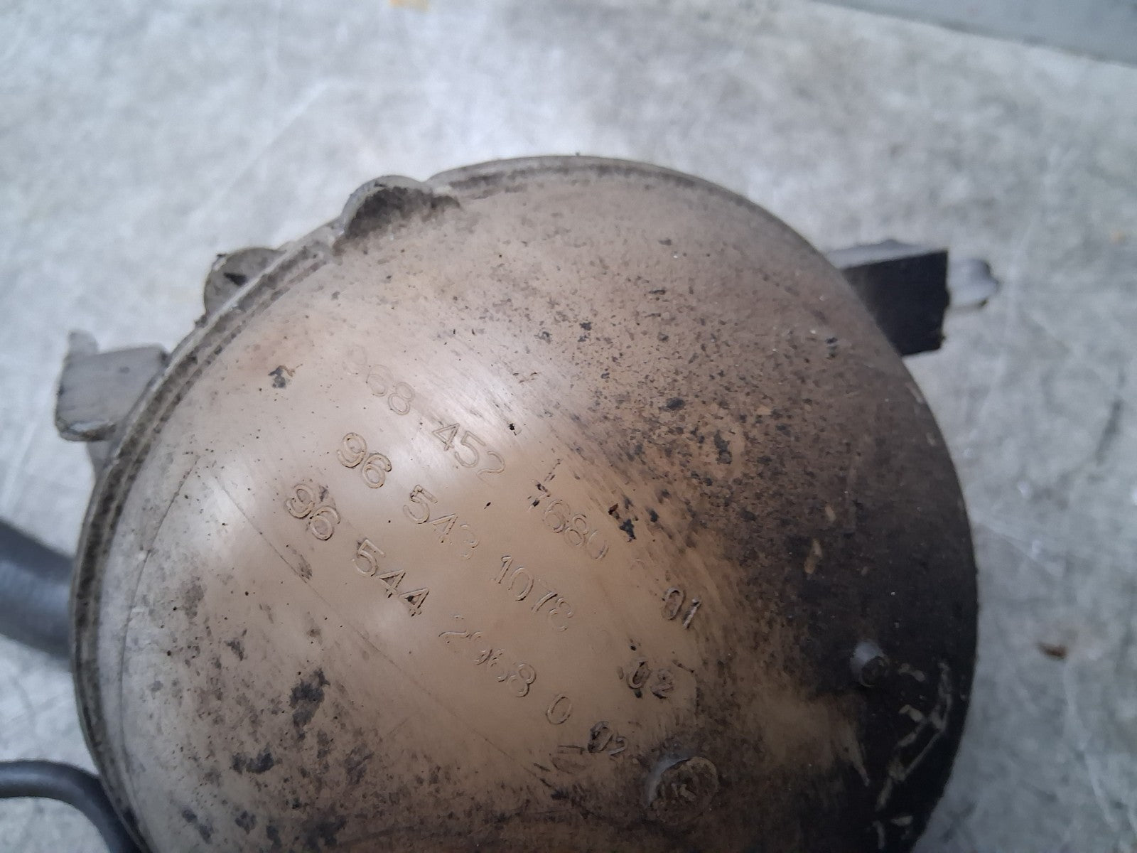 2008 CITROEN C4 PICASSO COOLANT WATER EXPANSION OVERFLOW TANK 9654429680
