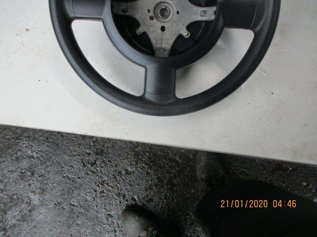 CHEVROLET MATIZ MK2 2009 3 SPOKE STEERING WHEEL ASSEMBLY FM9LABH9H