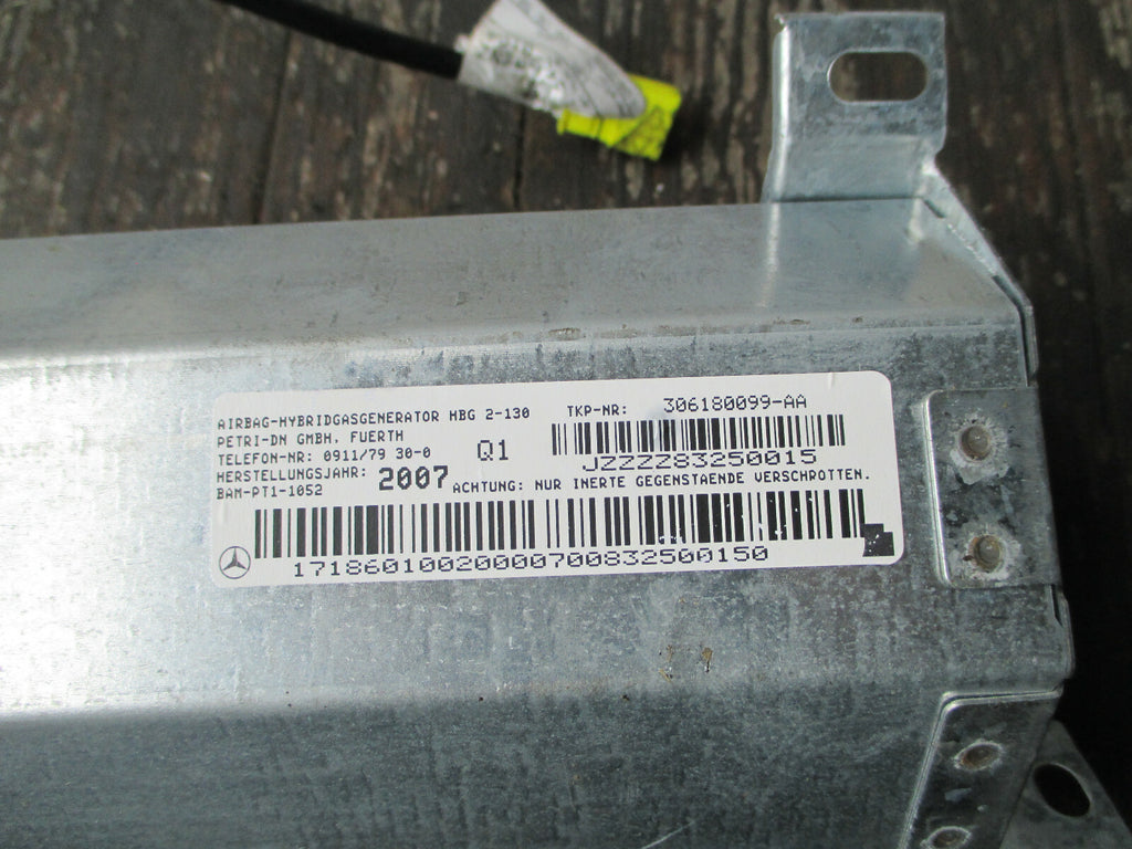 MERCEDES BENZ SLK R171 2010 DASHBOARD SAFETY BAG PASSENGER FRONT LEFT 1718601002