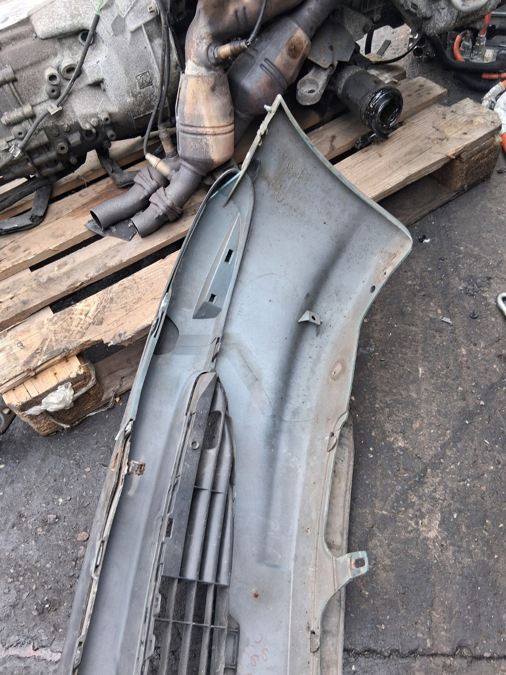 2001 PEUGEOT 206 COMPLETE FRONT BUMPER GREEN