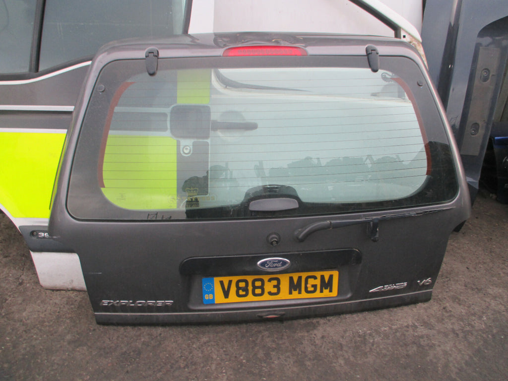 FORD EXPLORER 2000 REAR COMPLETE TAILGATE BOOTLID  PLATINUM METALLIC