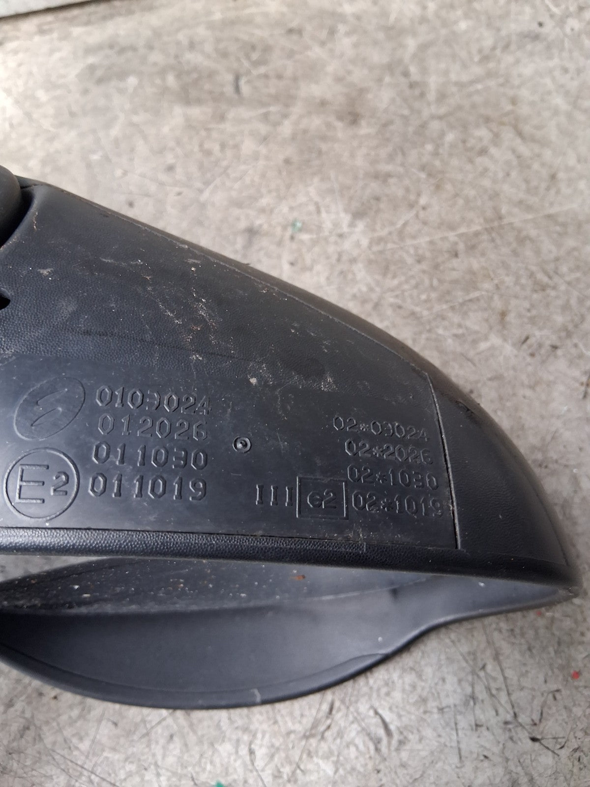 2008 CITROEN C2 3 DOOR NS PASSENGER SIDE WING MIRROR 12363750