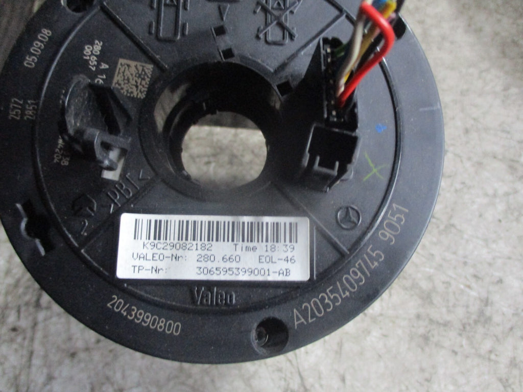 MERCEDES BENZ CLC 2008 CL203 WIPER INDICATOR STALK SWITCH SQUIB A2035409745