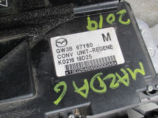 2019 MAZDA 6 MK3 VOLTAGE CONVERTER CONTROL MODULE GW3B67Y60