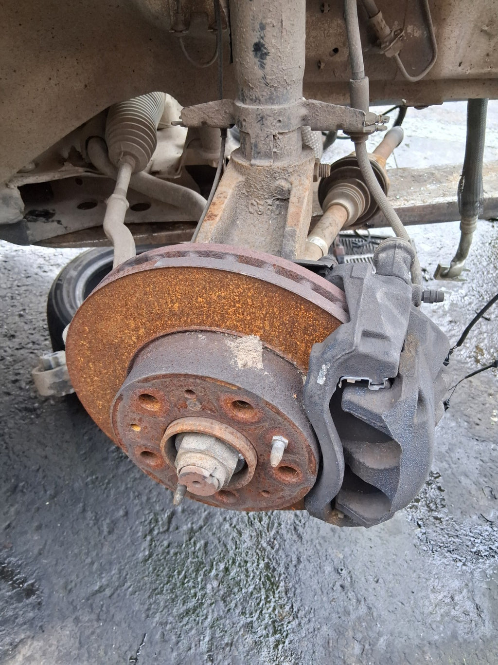 2023 FIAT DUCATO MK3 2.2 DIESEL OSF DRIVER SIDE FRONT COMPLETE SUSPENSION LEG