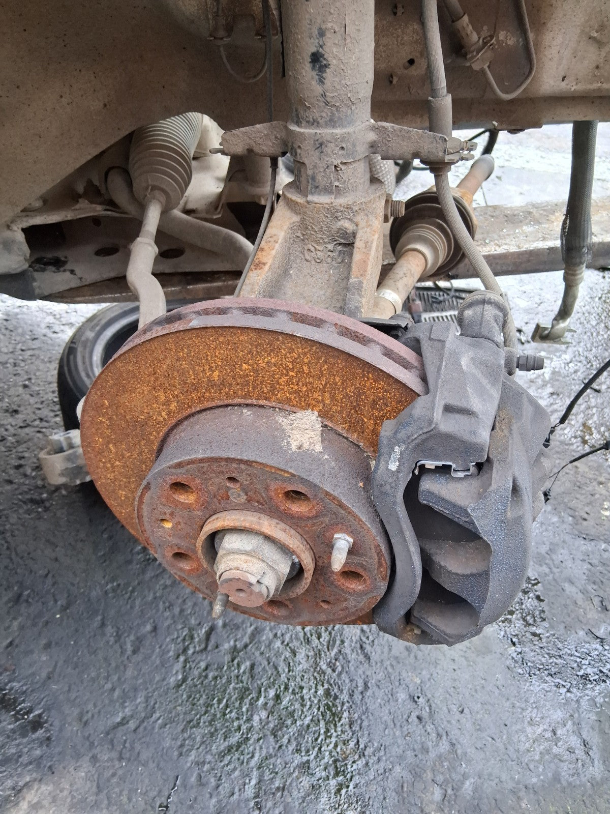 2023 FIAT DUCATO MK3 2.2 DIESEL OSF DRIVER SIDE FRONT COMPLETE SUSPENSION LEG