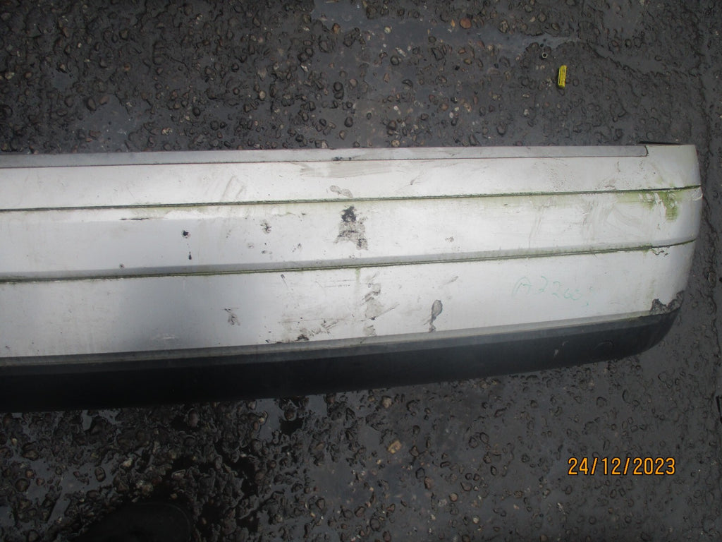 AUDI A2 2003 REAR COMPLETE BUMPER SILVER