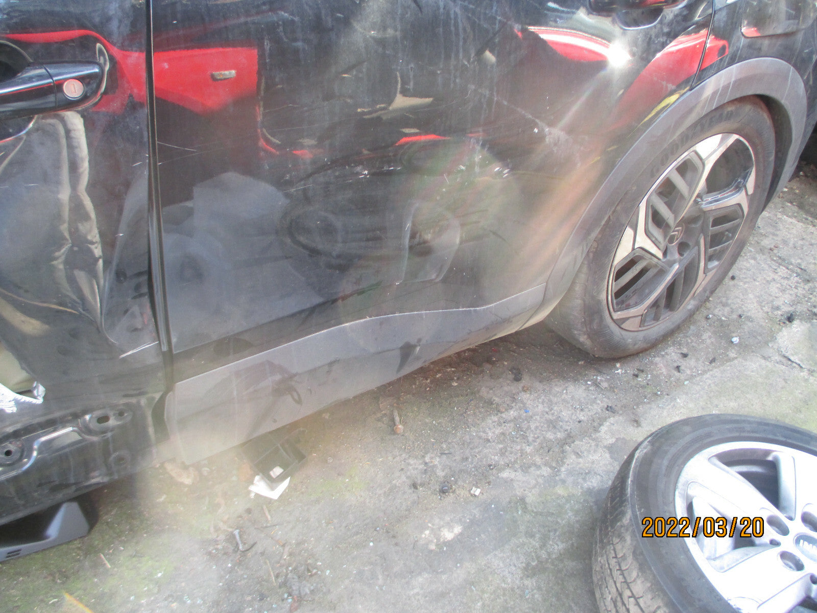 CITROEN C4 MK3 2021 NSR PASSENGER SIDE REAR DOOR PLASTIC TRIM MOULDING