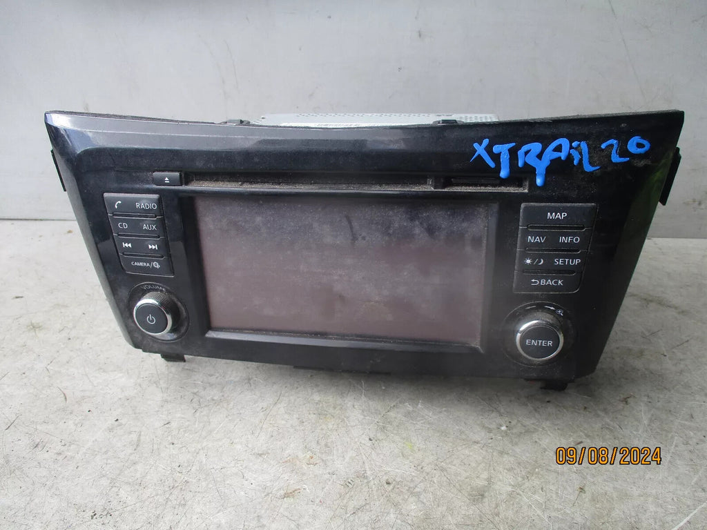 2020 NISSAN X TRAIL MK3 T32 RADIO STEREO HEAD UNIT SPARE & REPAIR 259157FP0A