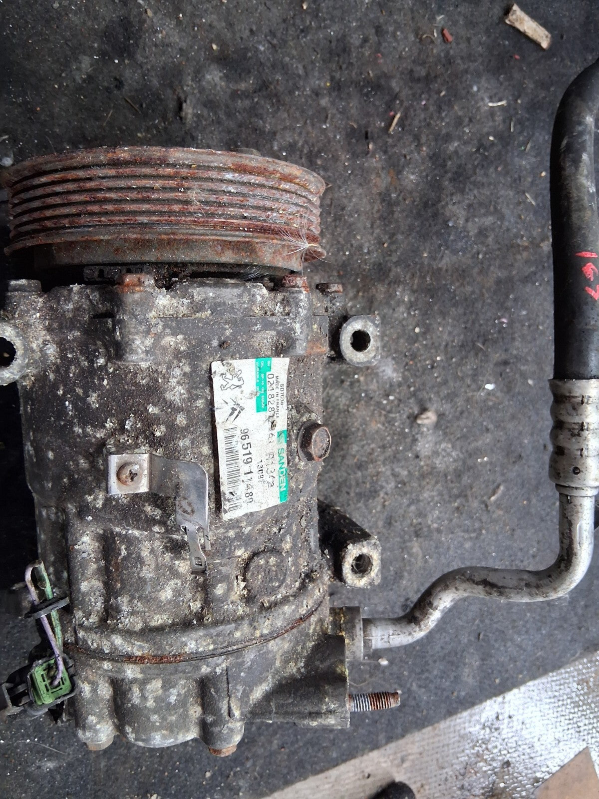 2009 CITROEN C4 PICASSO 1.6 DIESEL AIR CONDITIONING COMPRESSOR PUMP 9651911480