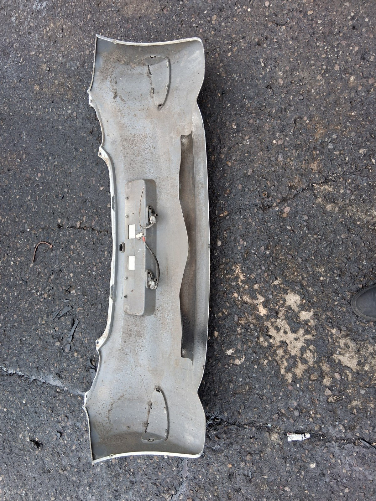 2008 TOYOTA AYGO MK1 REAR COMPLETE BUMPER SILVER