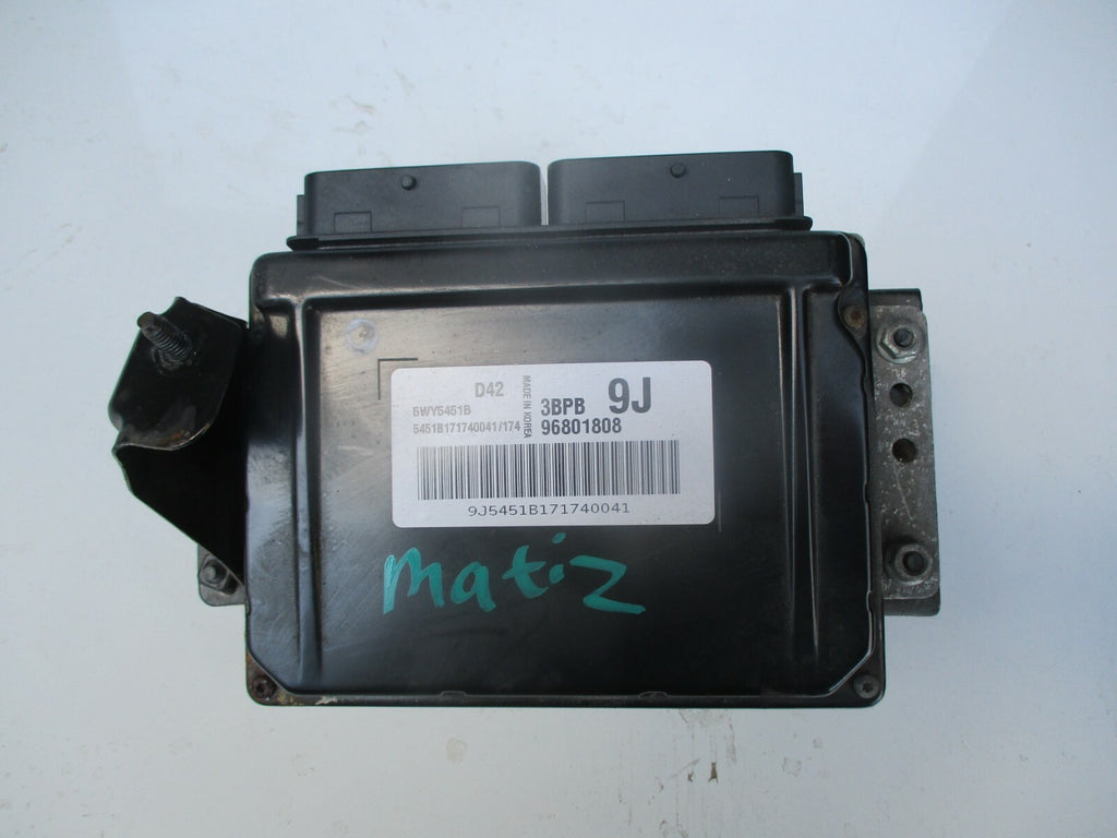 DAEWOO CHEVROLET MATIZ 2007 PETROL 1.0 ECU ENGINE CONTROL UNIT 96801808 3BPB 9J