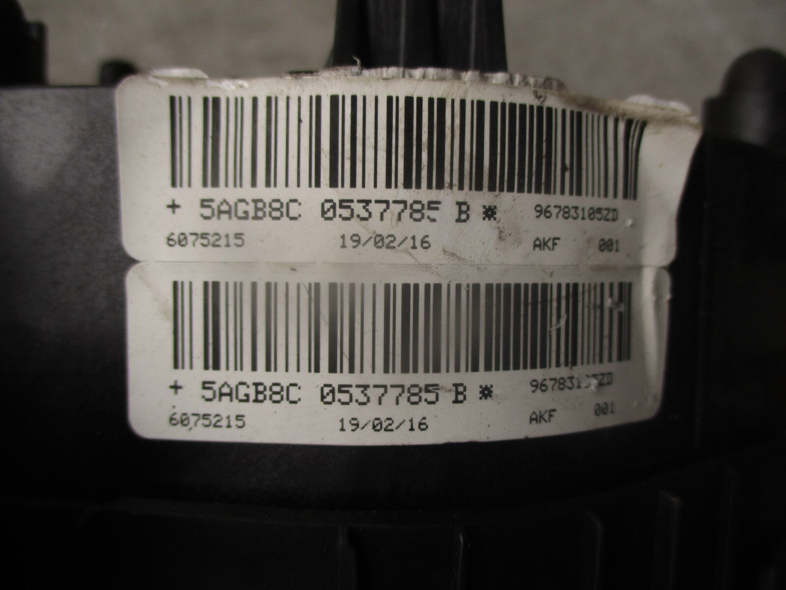 2014 PEUGEOT 308 DRIVER FRONT STEERING WHEEL SAFETY BAG AIR BAG 96783105ZD