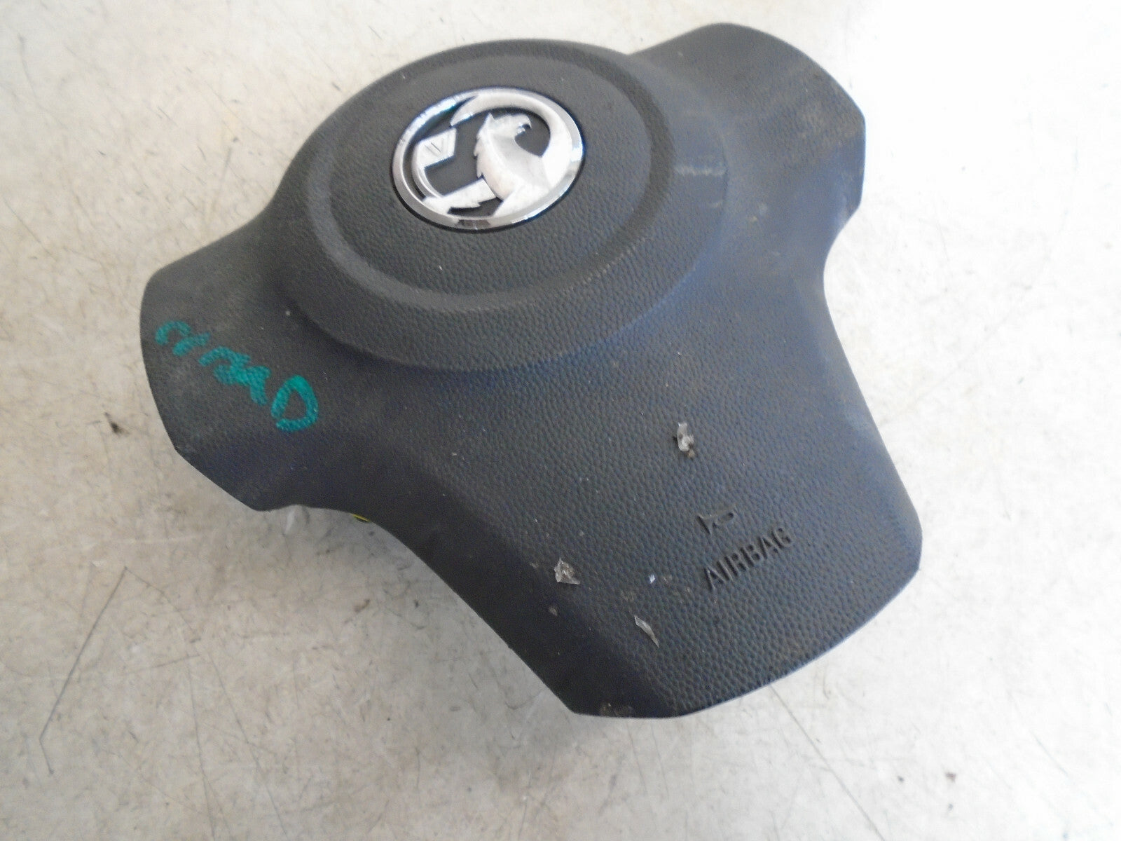 VAUXHALL CORSA D 2013 OS DRIVER SIDE STEERING WHEEL SAFETY BAG 13369480