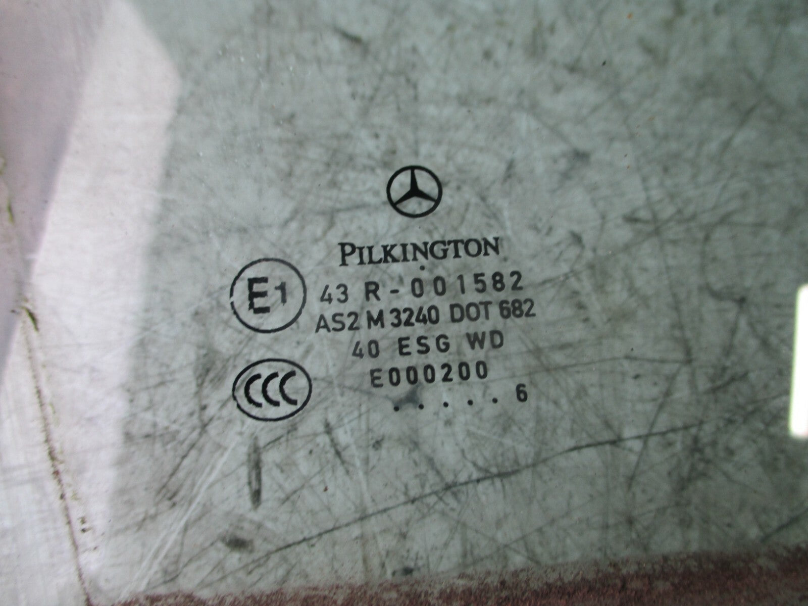 MERCEDES-BENZ A-CLASS 2006 W169 OSF FRONT DRIVER SIDE WINDOW GLASS E143R001582