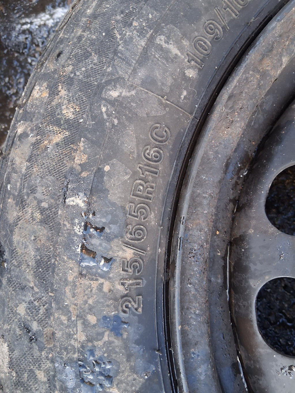 2021 VAUXHALL VIVARO MK3 16 INCH STEEL WHEEL WITH TYRE 215/65R16C