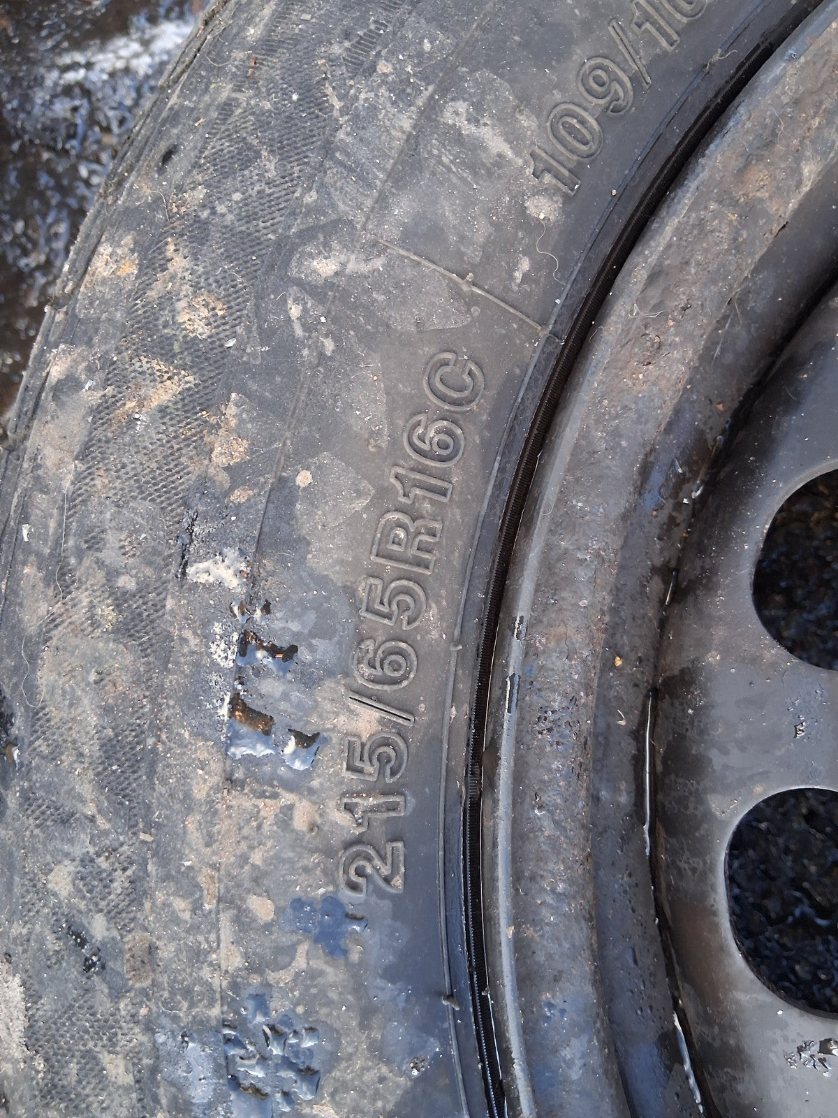 2021 VAUXHALL VIVARO MK3 16 INCH STEEL WHEEL WITH TYRE 215/65R16C