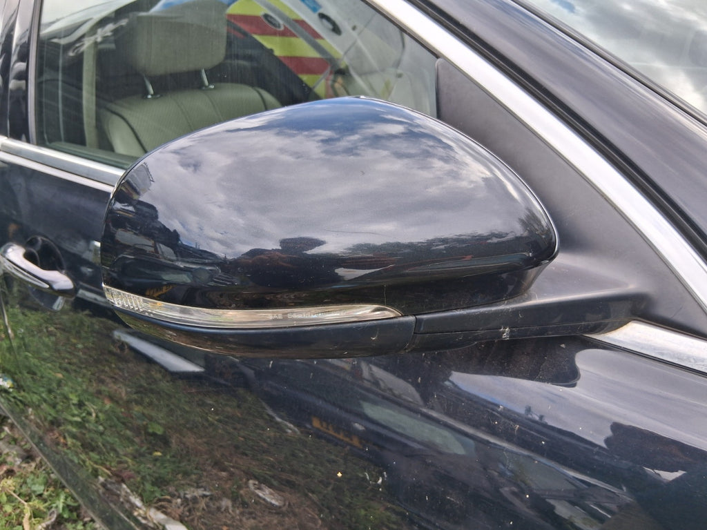 2012 JAGUAR XJ X351 OSF DRIVER SIDE FRONT RIGHT ELECTRIC WING MIRROR BLACK