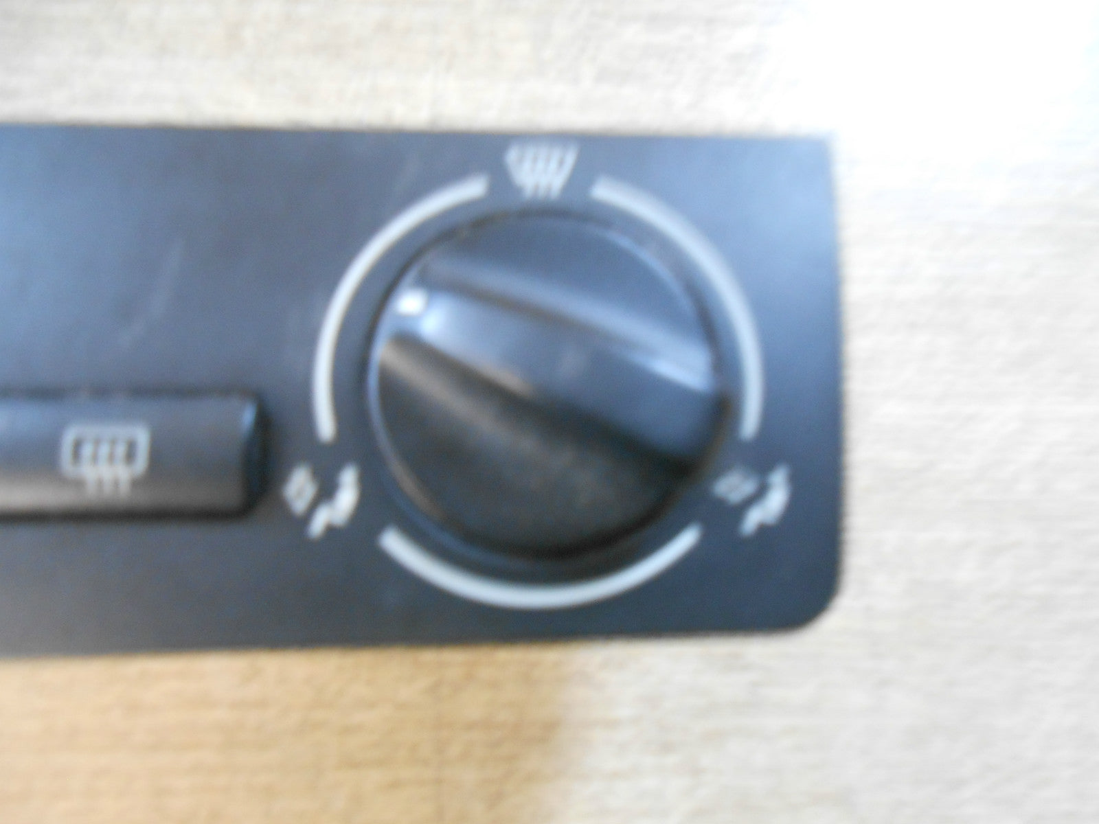 BMW 3 SERIES E46 2003 MANUAL HEATER CONTROL PANEL BLACKI 6931839