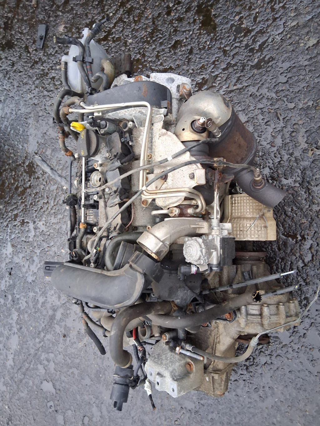 VW VOLKSWAGEN GOLF MK7 2016 1.4 PETROL BARE ENGINE WITH PUMP & INJECTORS CZC