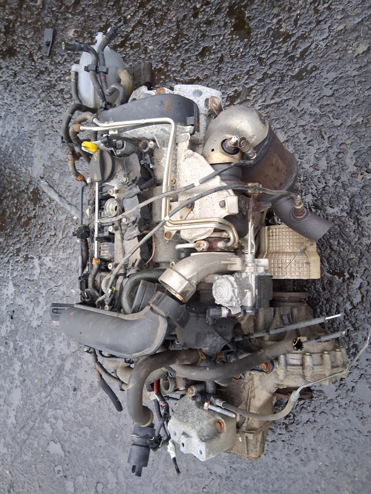 VW VOLKSWAGEN GOLF MK7 2016 1.4 PETROL BARE ENGINE WITH PUMP & INJECTORS CZC