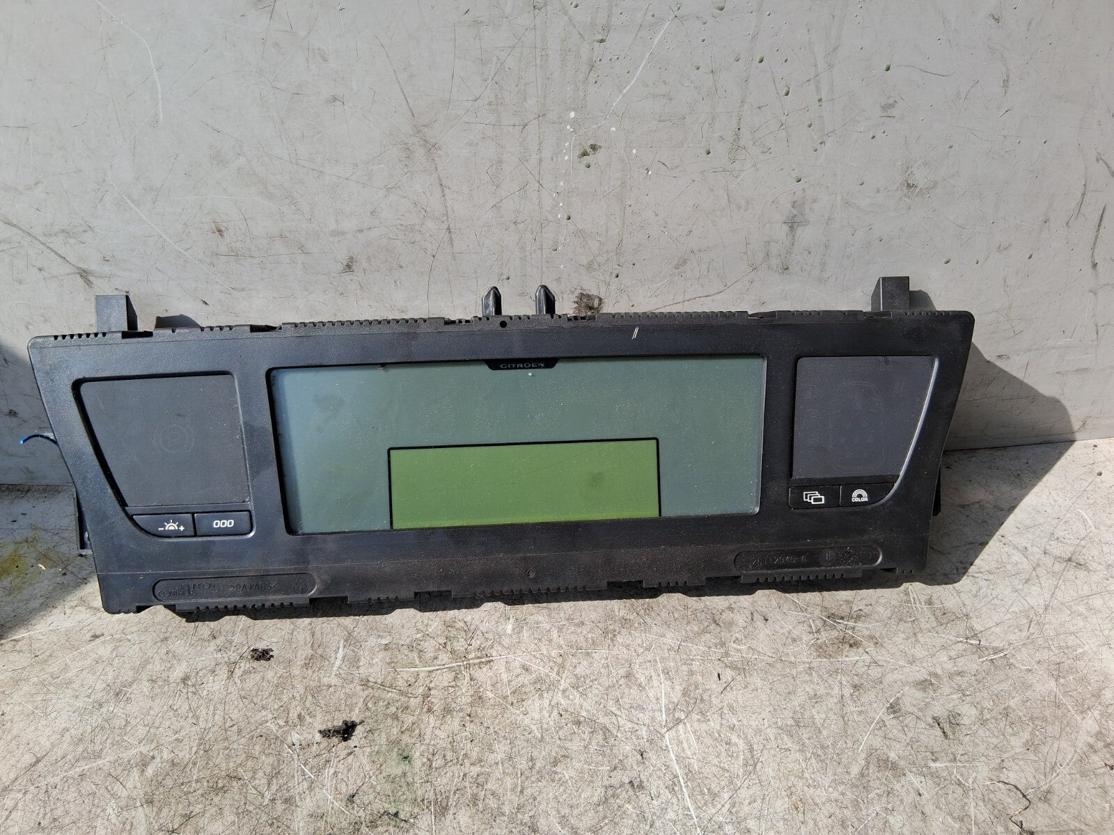 2009 CITROEN C4 GRAND PICASSO SPEEDO METER INSTRUMENT CLUSTER P9666217280