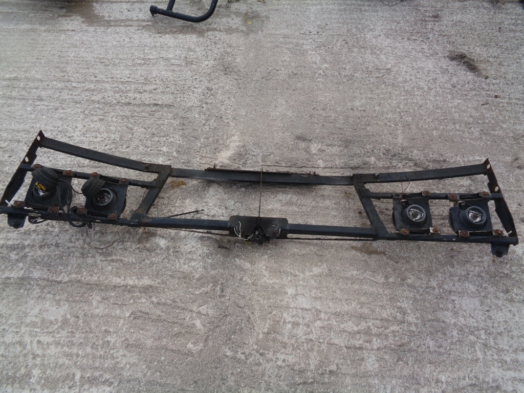 OPTARE ALERO PARTY BUS 2003 FRONT METAL PANEL WITH LIGHTS