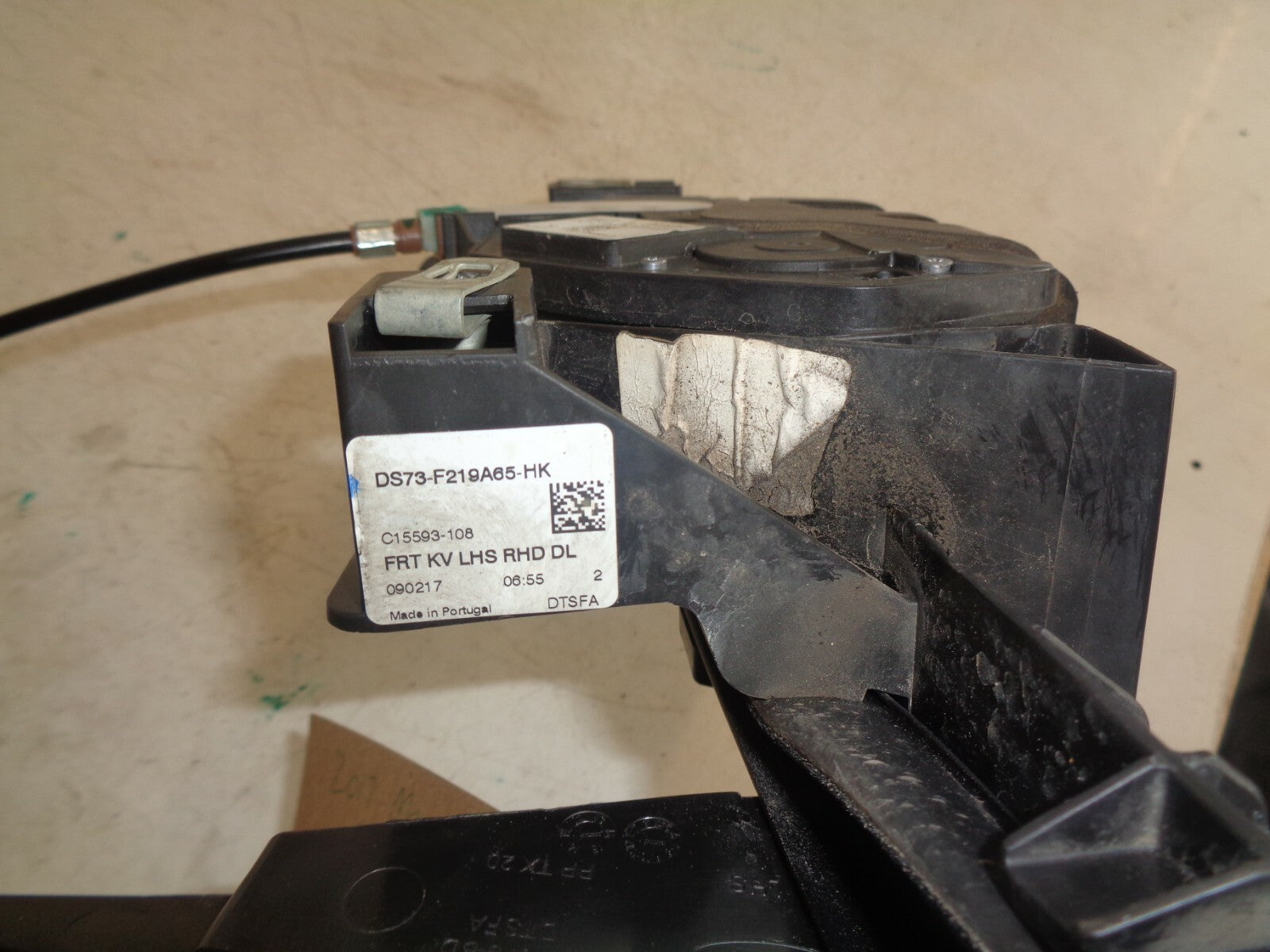 FORD MONDEO MK5 2017 NSF PASSENGER FRONT DOOR LOCK MECHANISM BM5AA21813DG