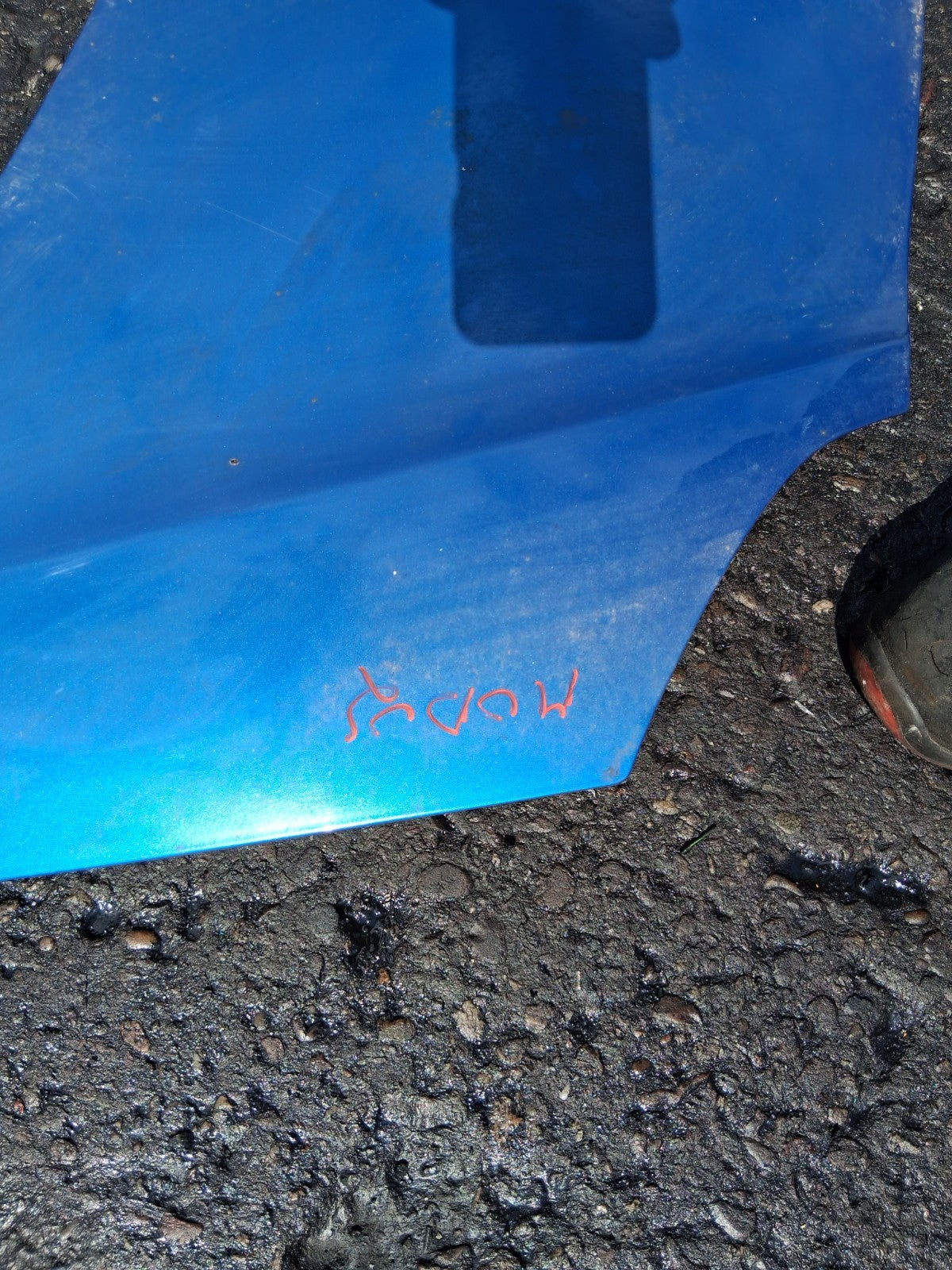 RENAULT MODUS 2010 FRONT BONNET HOOD PANEL BLUE TERNA
