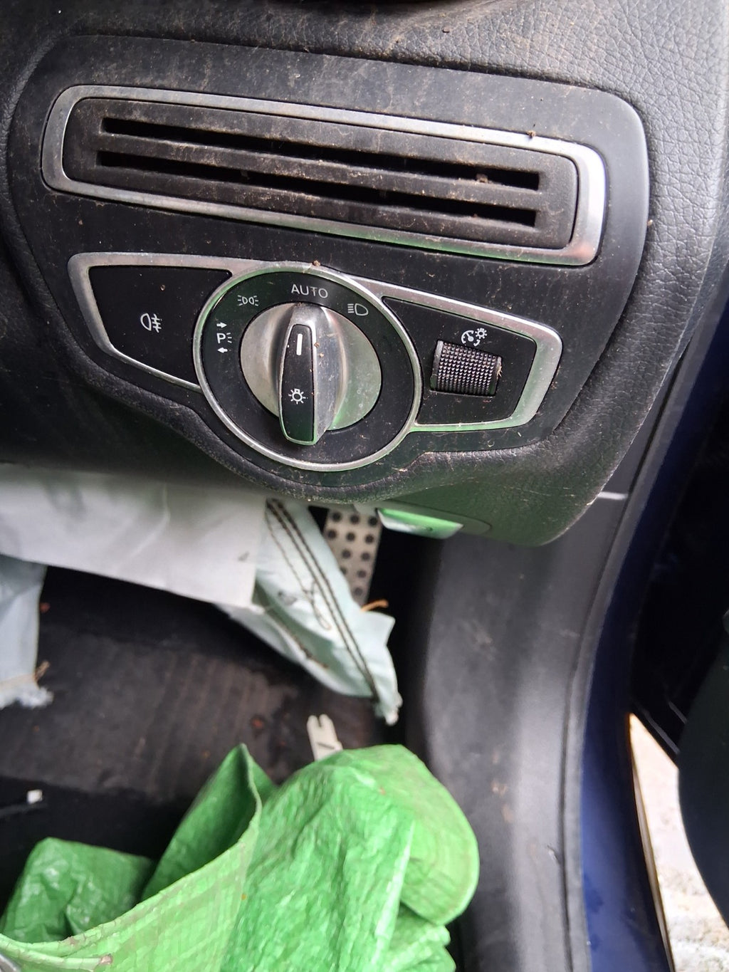 2021 MERCEDES C CLASS C205 COUPE HEADLIGHT ADJUSTER CONTROL SWITCH PANEL
