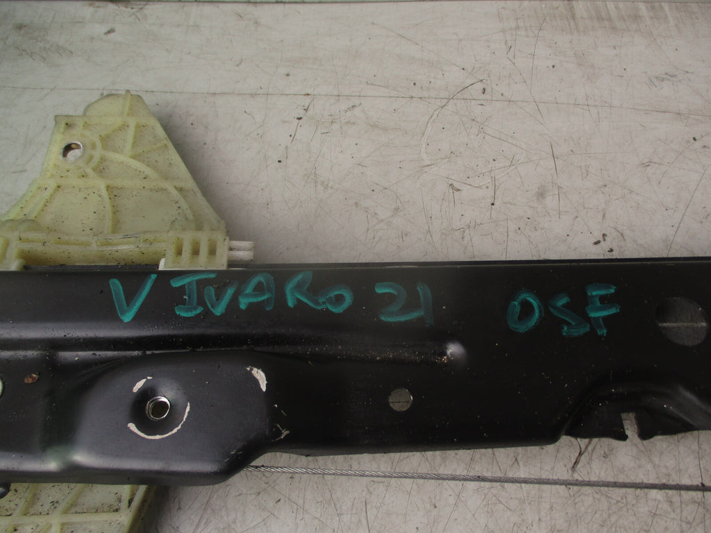 2021 VAUXHALL VIVARO OSF DRIVER SIDE FRONT WINDOW MOTOR & REGULATOR 9829889680