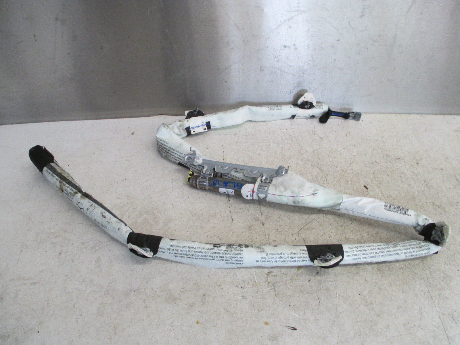 MERCEDES BENZ GLA 2018 X156 NS PASSENGER SIDE ROOF CURTAIN SAFETY BAG