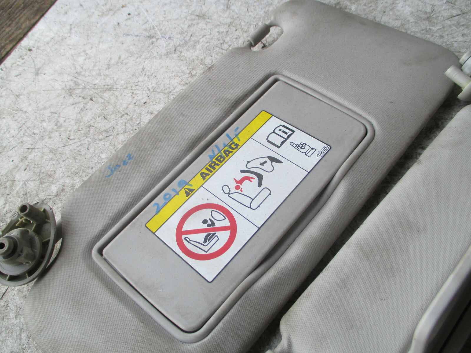 HONDA JAZZ MK4 2019 FRONT INTERIOR LEFT RIGHT SUN VISOR