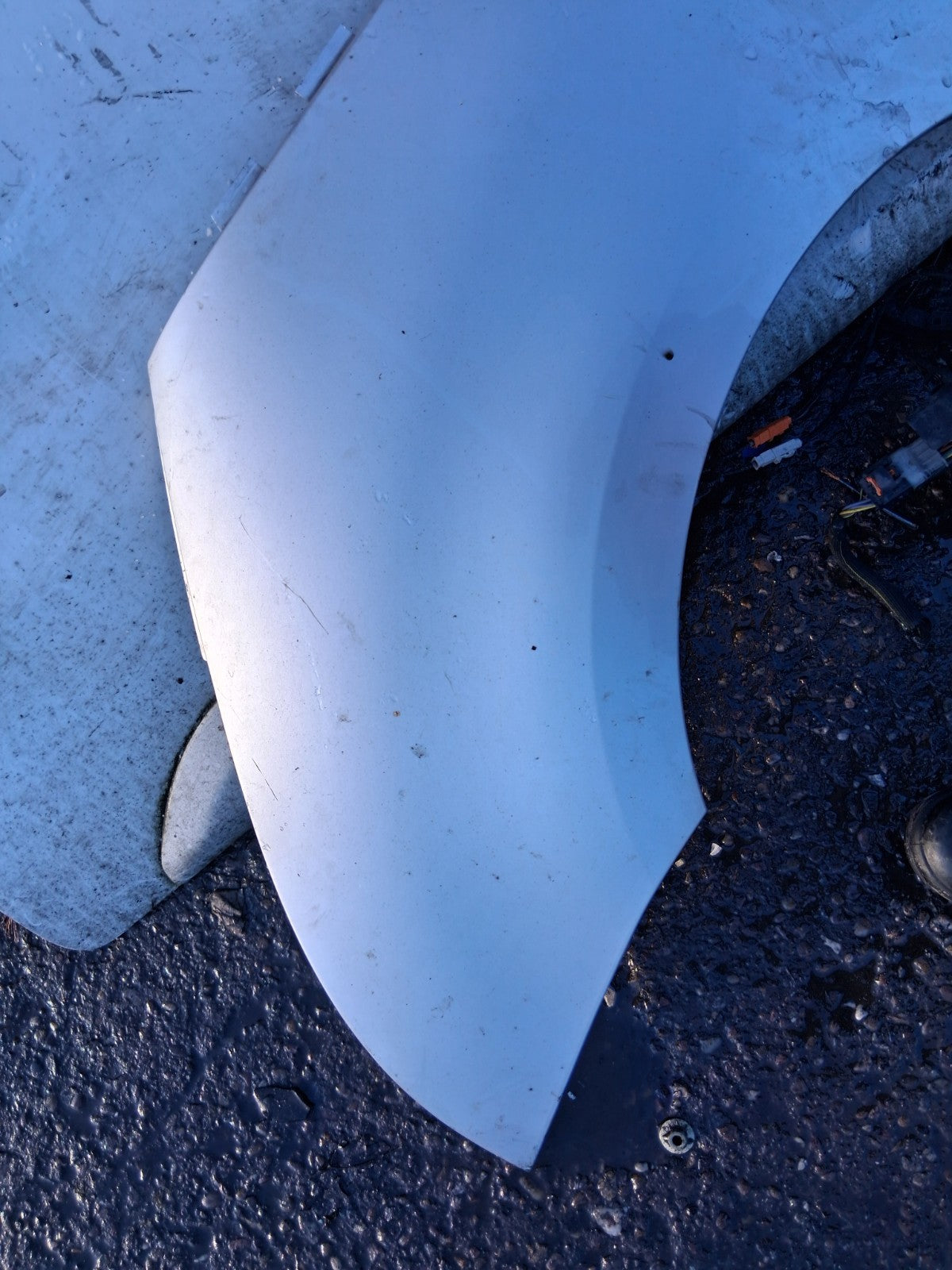 2008 CITROEN C4 PICASSO NS PASSENGER SIDE FRONT WING PANEL SILVER
