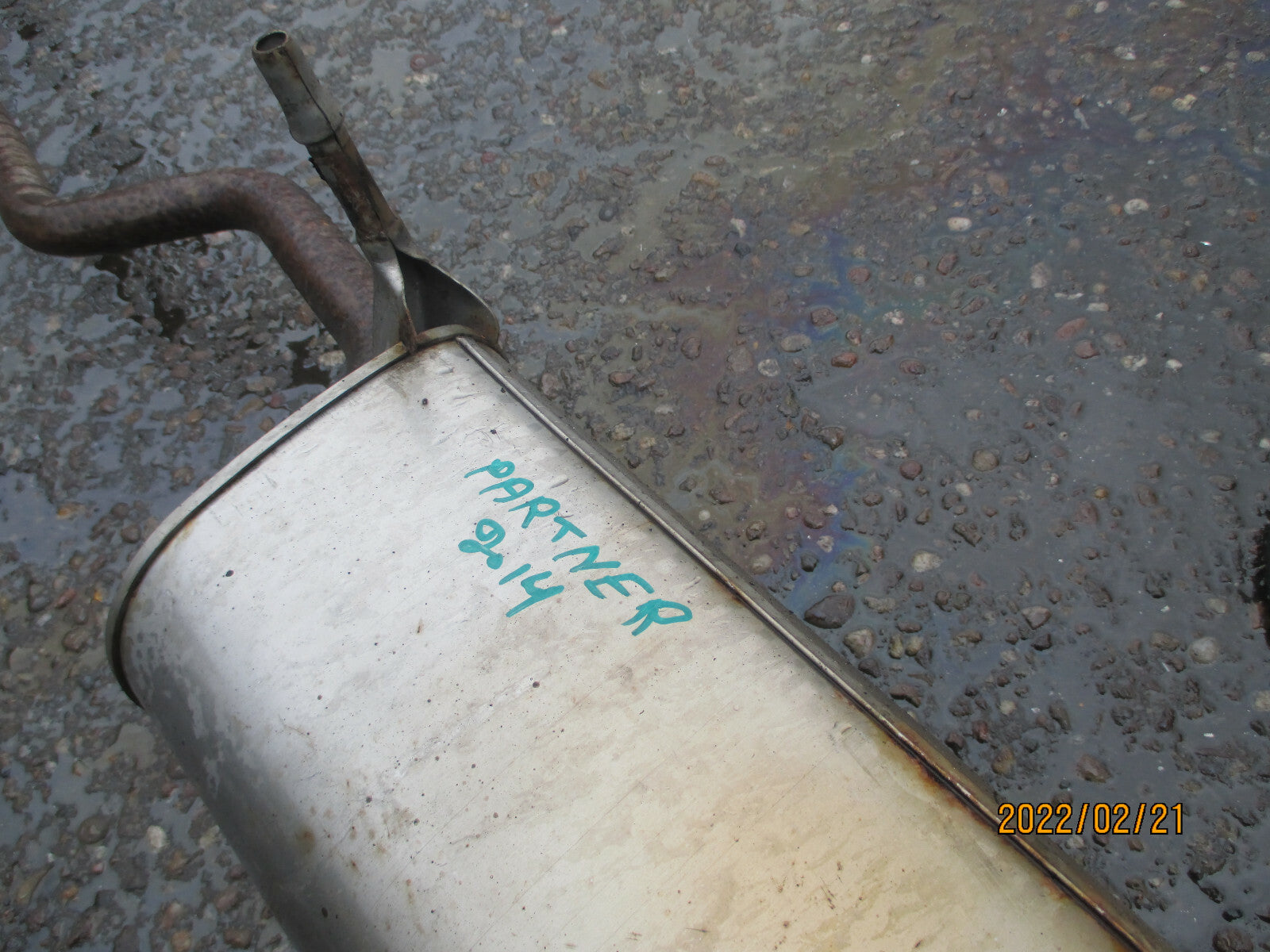 PEUGEOT PARTNER 2014 MK2 COMPLETE EXHAUST BACK BOX FLEXI PIPE