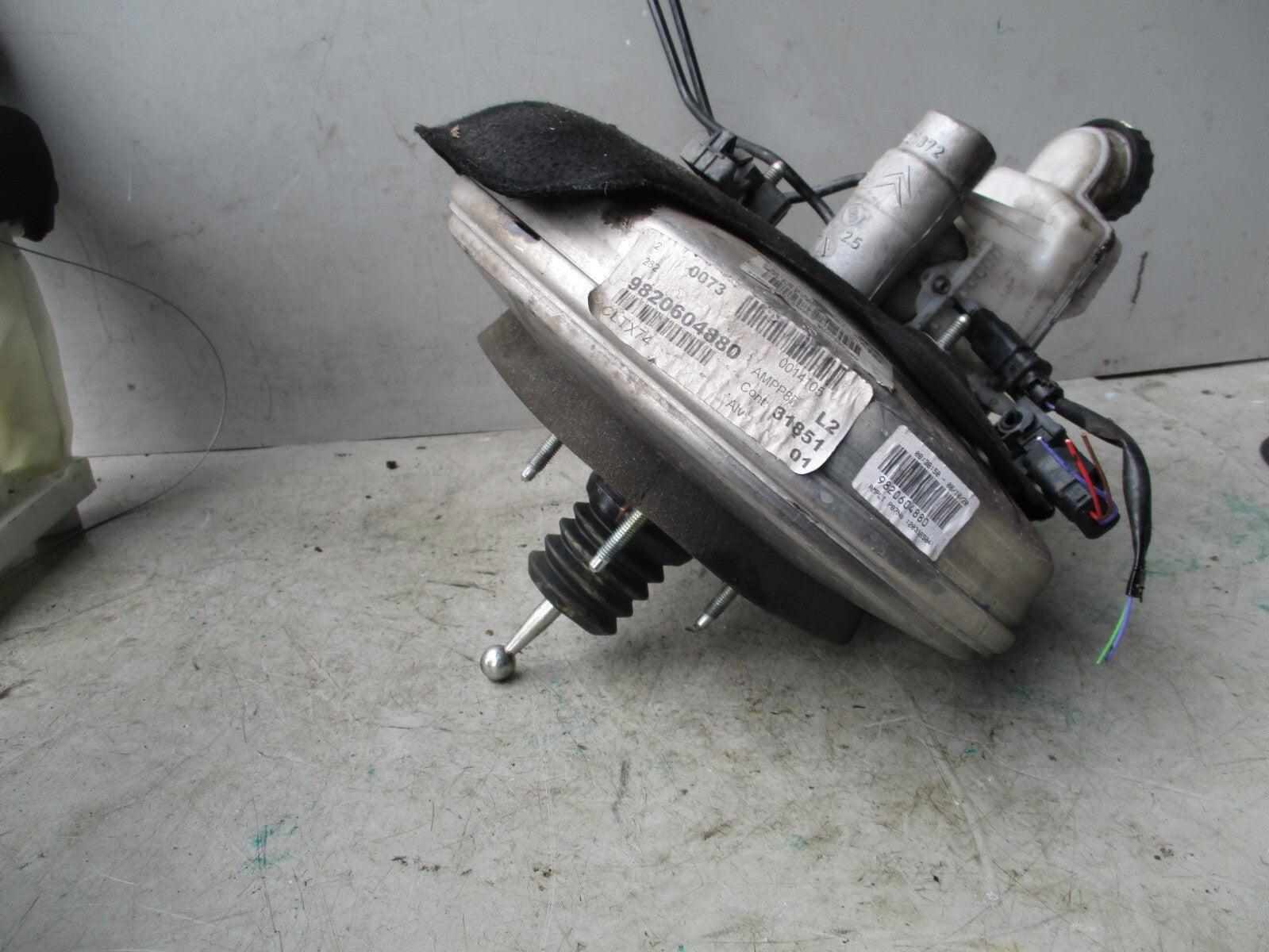 2021 VAUXHALL CROSSLAND PETROL BRAKE SERVO & MASTER CYLINDER 0204821216